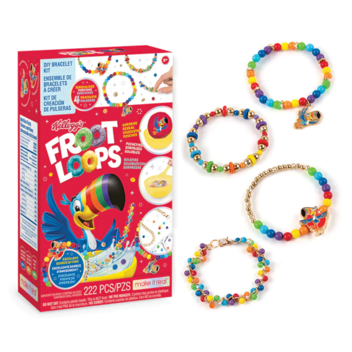 Cereal-sly Cute Kellogg's Froot Loops DIY Bracelet Kit — Child's Play Toys  Store